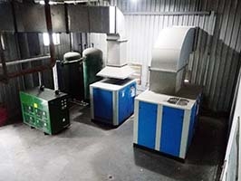 上海某自動(dòng)化精密儀表公司使用靚能空壓機(jī)進(jìn)行氣管家節(jié)能改造